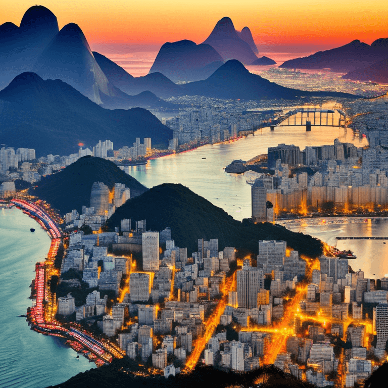 Sunset of Rio